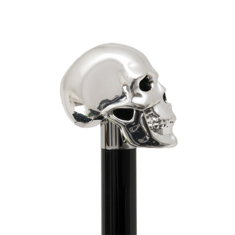 Silver Skull Cane - Canes