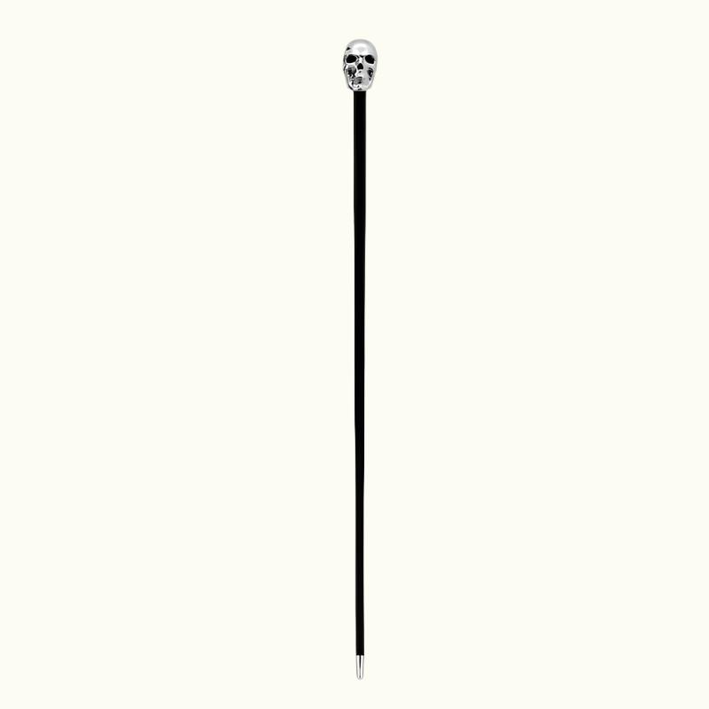 Silver Skull Cane - Canes