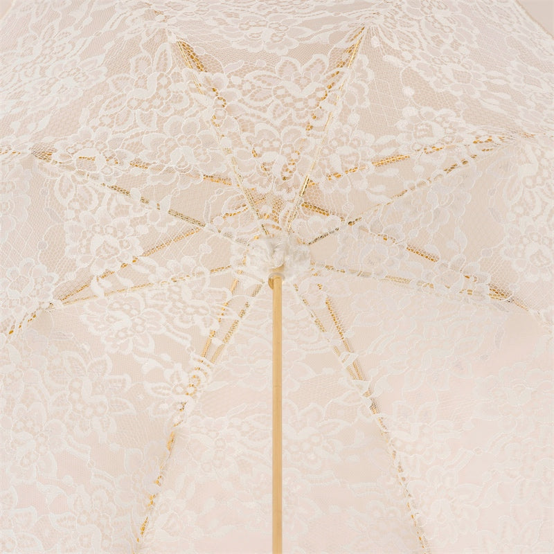 Very Elegant Ecru Parasol Double Cloth - Umbrella