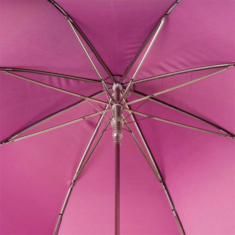 Woman Umbrella with Fuchsia Swarovski® Skull - Umbrella