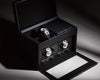 AXIS DOUBLE WATCH WINDER WITH STORAGE Powder coated