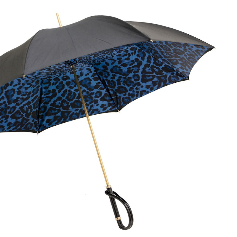 Animal Print Umbrella in Blue - Umbrella