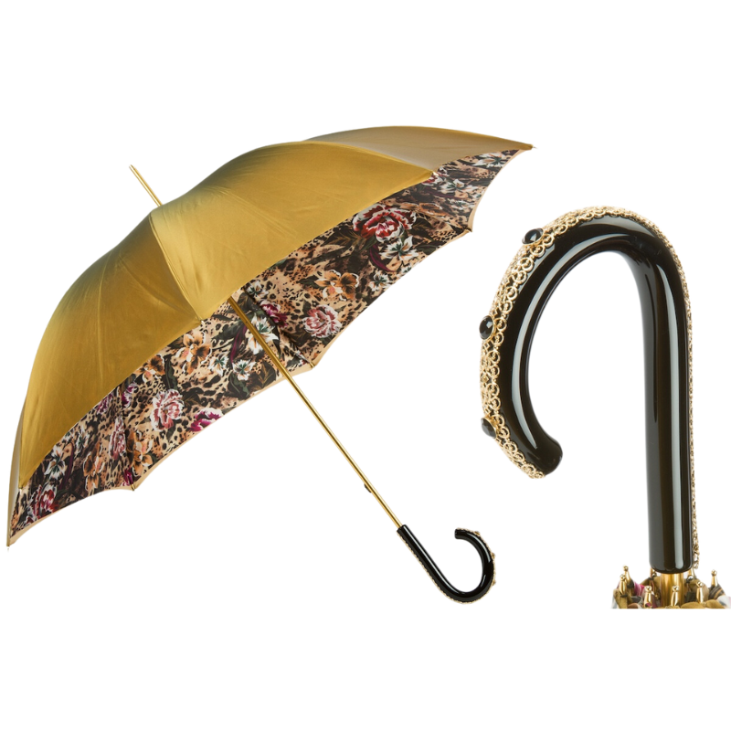 Animalier Paraplu met Bloemen - Paraplu