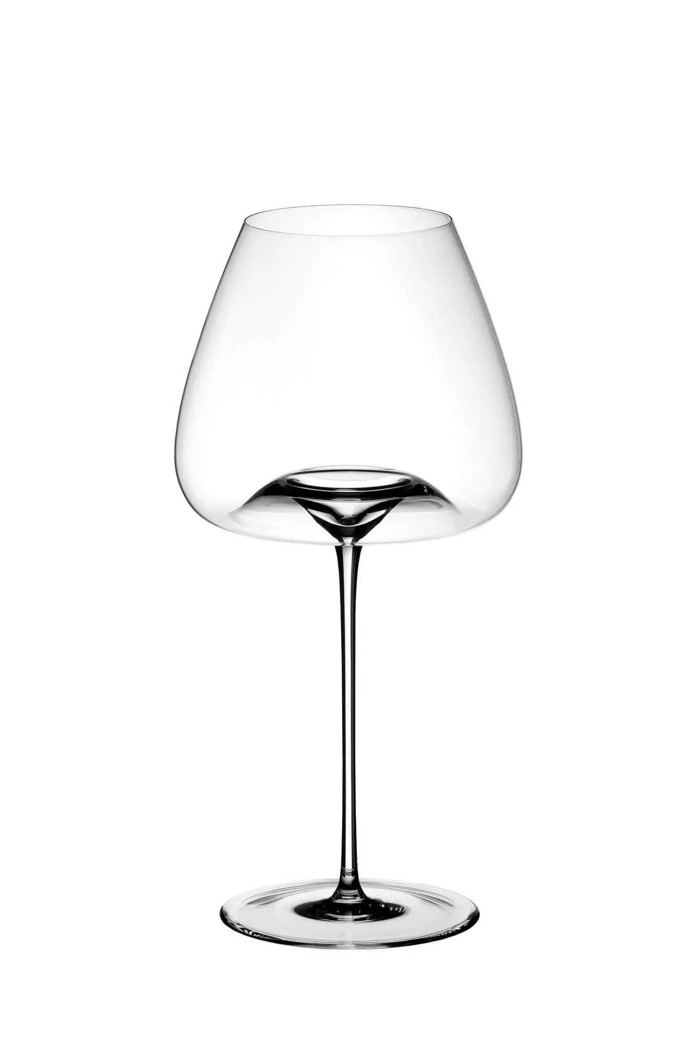 Uiterst gebalanceerd wijnglas