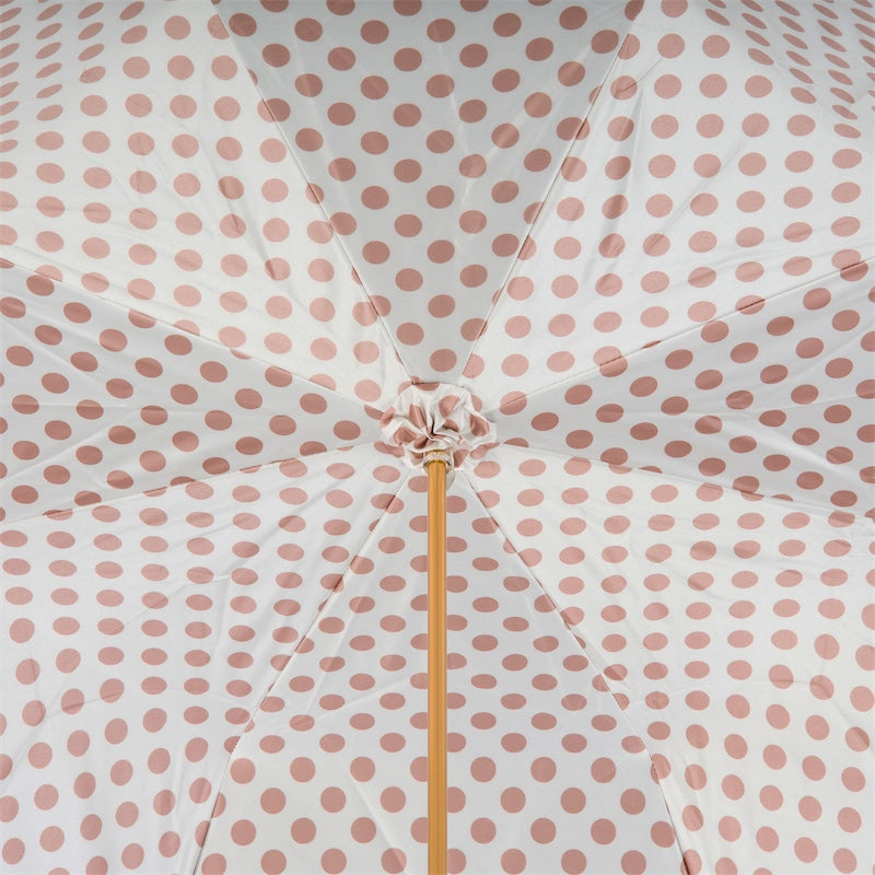 Beige Polka Dot Paraplu - Paraplu