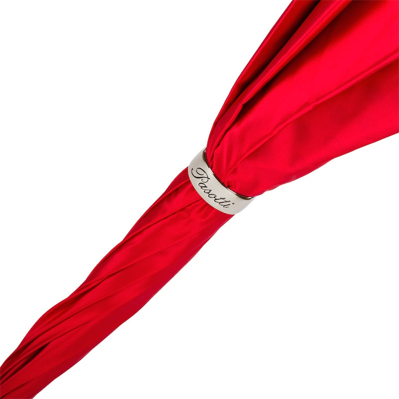 Bright Red Polka Dots Umbrella Double Cloth - Umbrella
