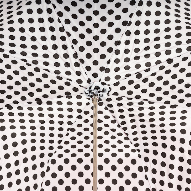 Bright Red Polka Dots Umbrella Double Cloth - Umbrella