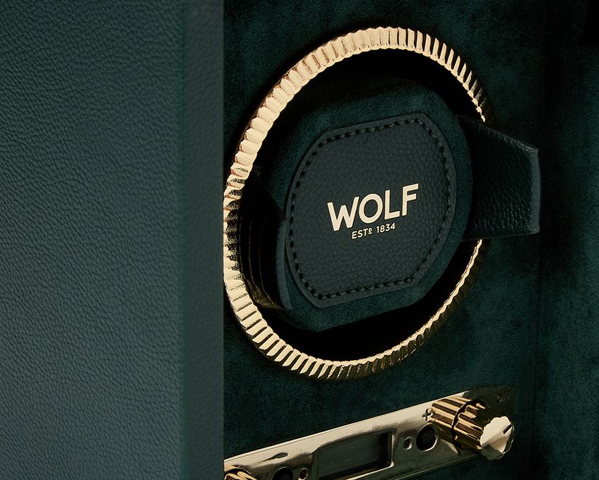 BRITISH RACING SINGLE WATCH WINDER GREEN