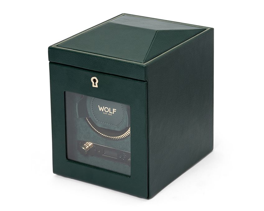 BRITISH RACING SINGLE WATCH WINDER GREEN