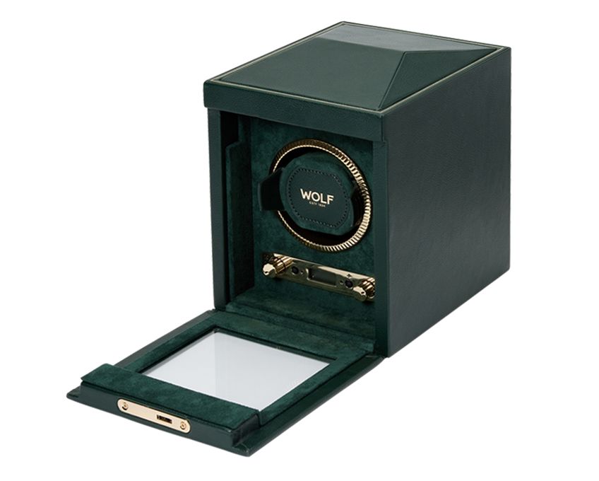 BRITISH RACING SINGLE WATCH WINDER GREEN