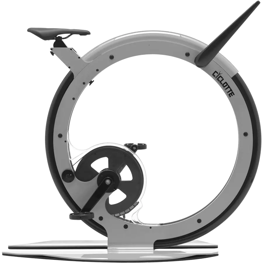 Steel Design exercise bike decor of modern living by CICLOTTE bike  