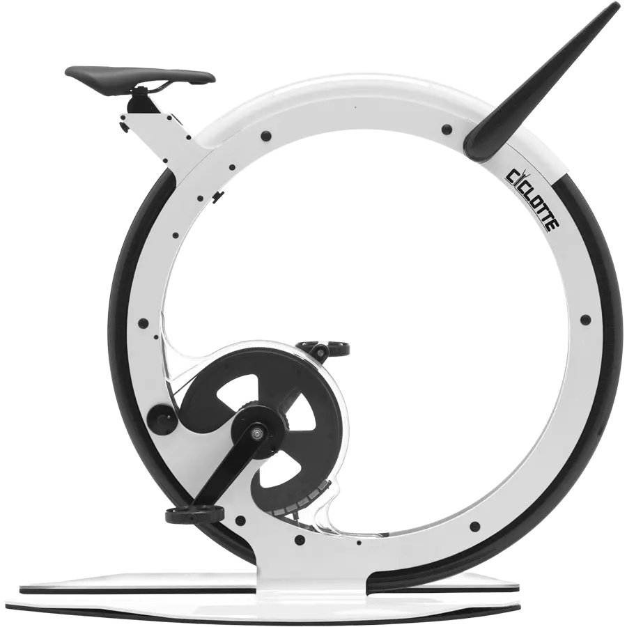 White Steel design exercise bike 