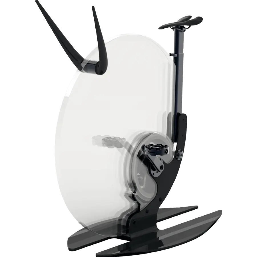 Ciclotte Teckell De enige design hometrainer gemaakt door kristal