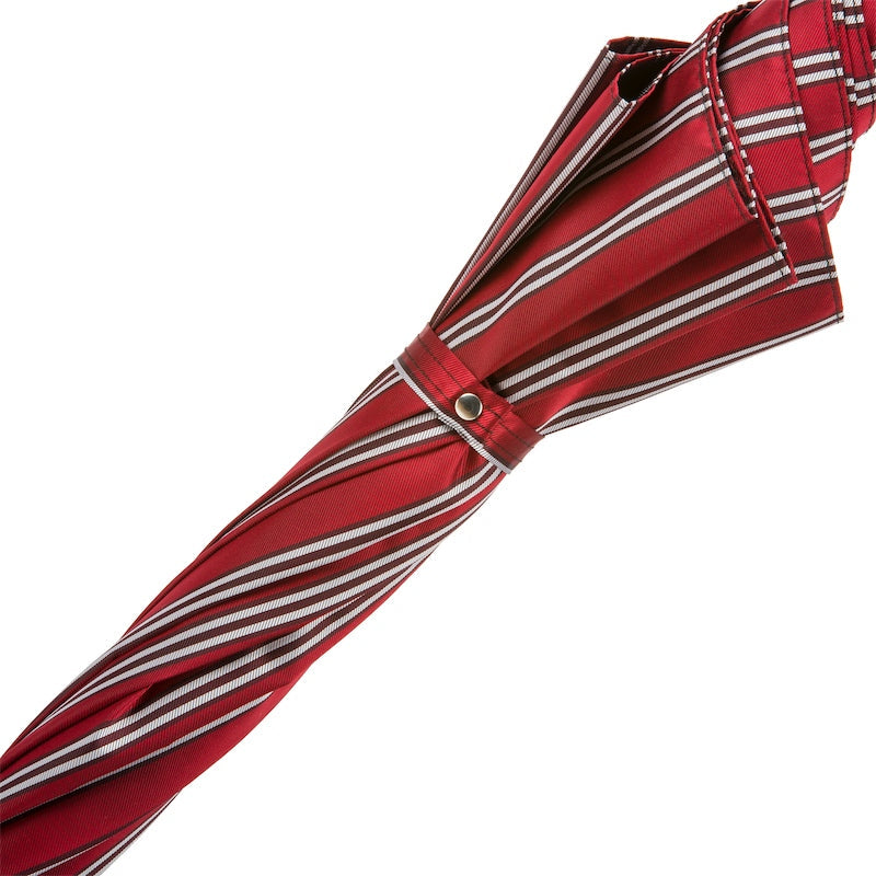 Classic Striped Umbrella Bamboo Handle - Umbrella