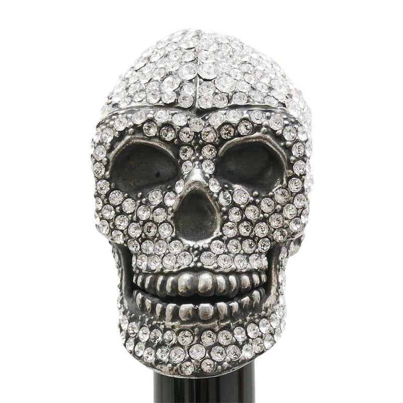 Clear Swarovski® Skull Cane - Canes