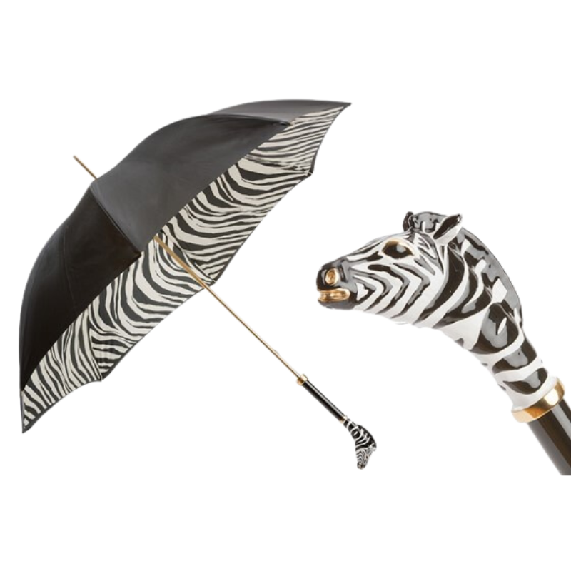 Geëmailleerde zebraparaplu - Paraplu