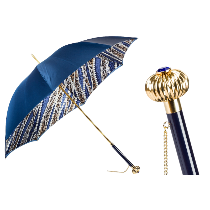 Fantastic Umbrella with Pearls and Cheetah Print - Umbrella