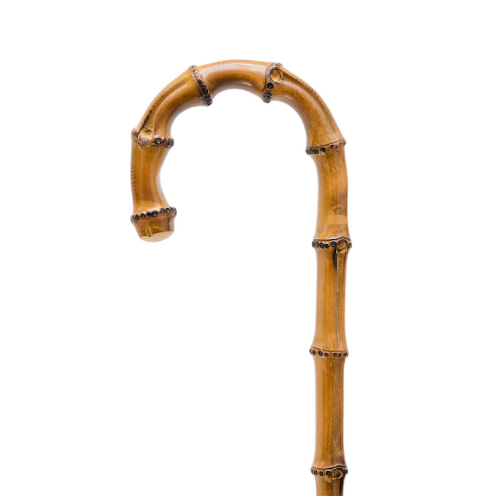 Flowered Parasol with Whangee Handle - Umbrella