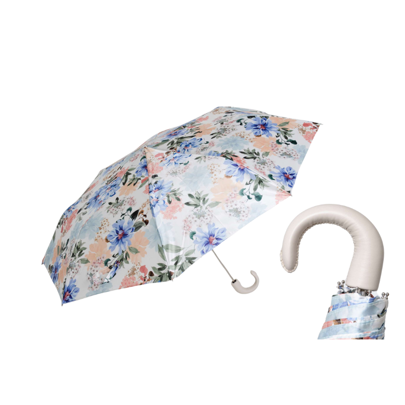 Folding Umbrella with Flowers