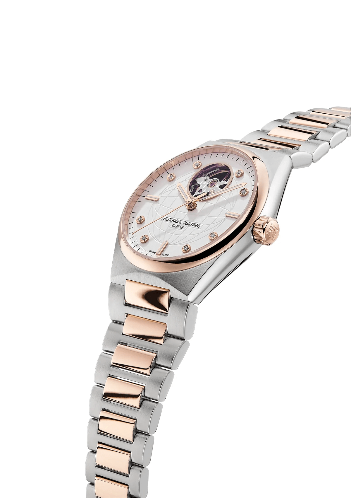 FREDERIQUE CONSTANT HIGHLIFE LADIES AUTOMATIC HEART BEAT | FC-310VD2NH2B Wonders of Luxury - Frederique Constant