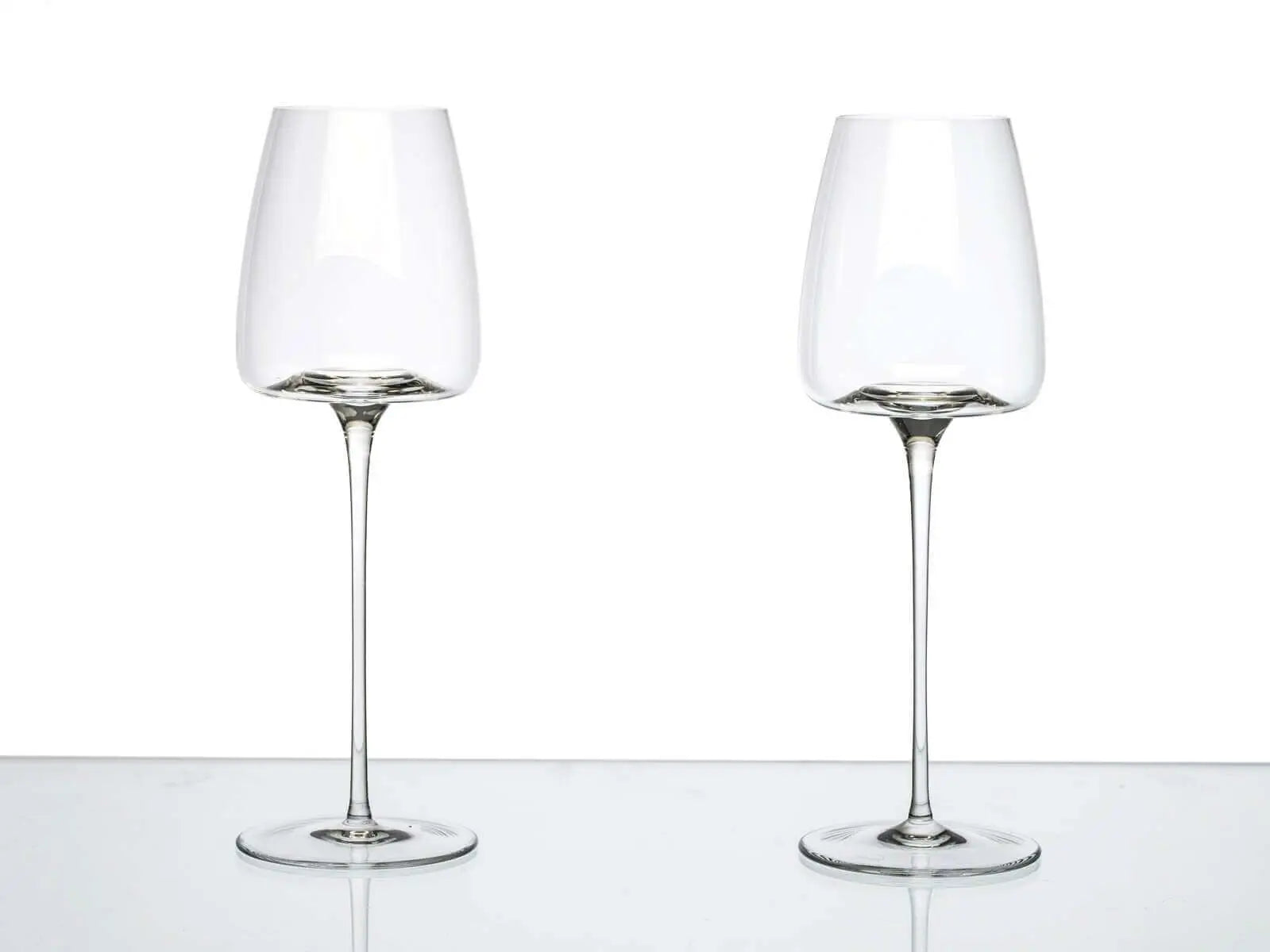 Extreem vers wijnglas