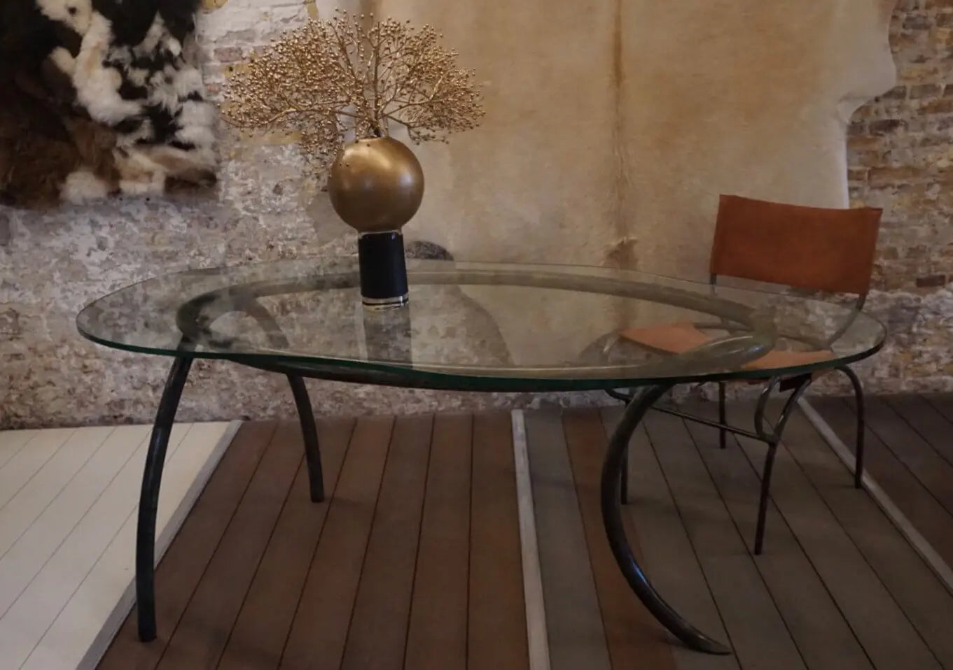 High Quality tempered glass top of Glass Design Table by Cloud