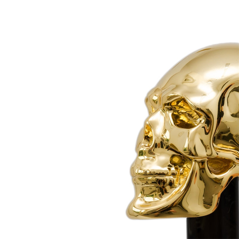 Gold Skull Cane - Canes