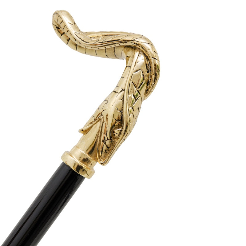 Golden Snake Cane - Canes