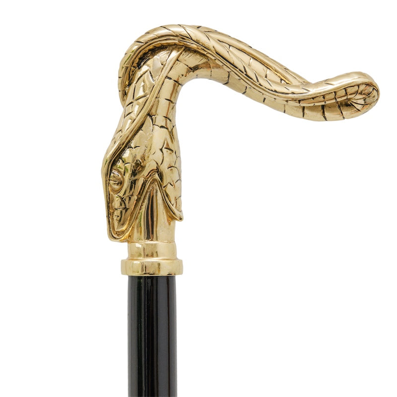 Golden Snake Cane - Canes