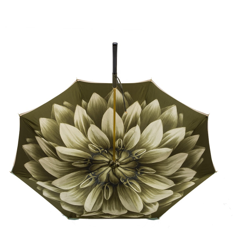 Groene Dahlia Paraplu Dubbel Doek - Paraplu