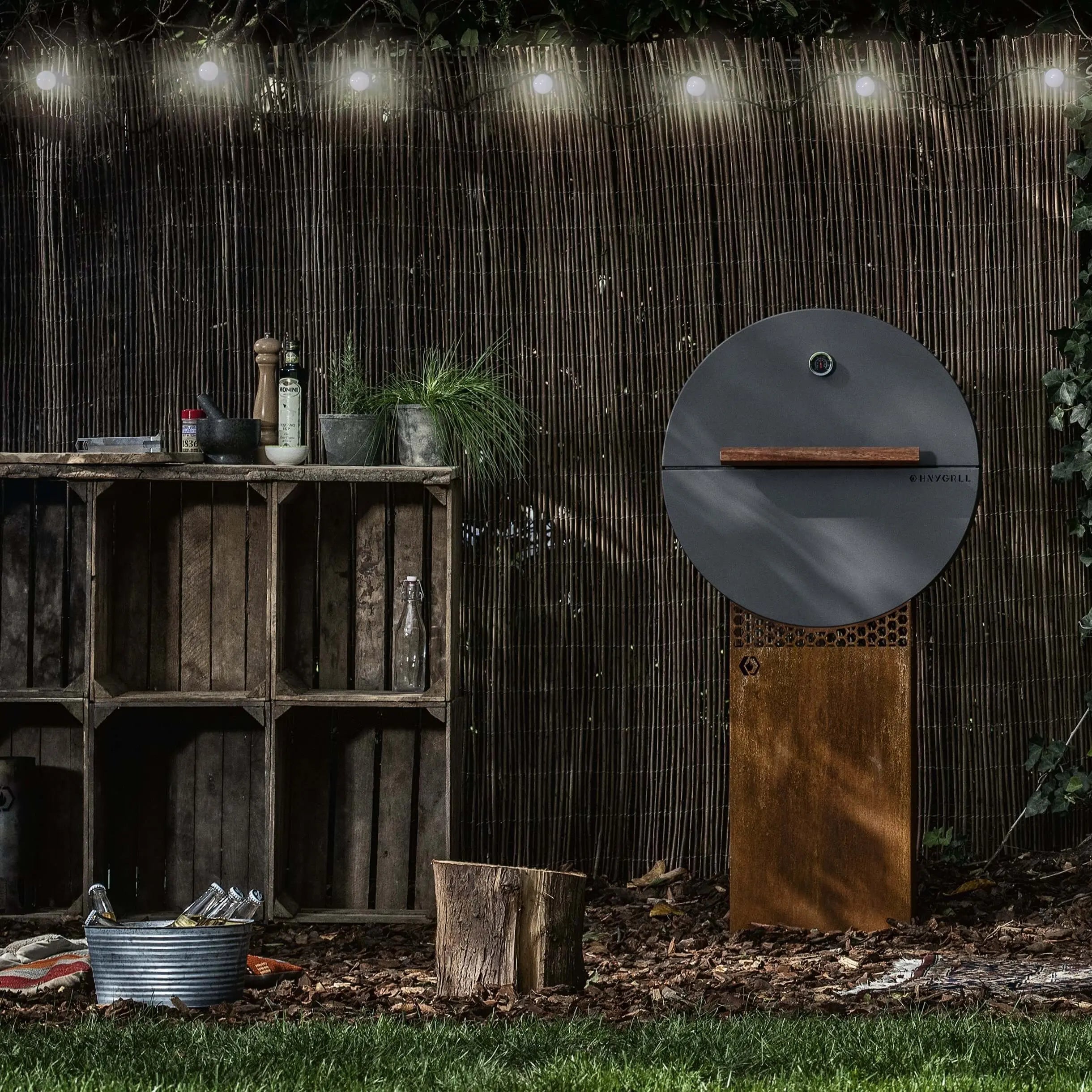 Luxury Iconic Grill Machine in Garden