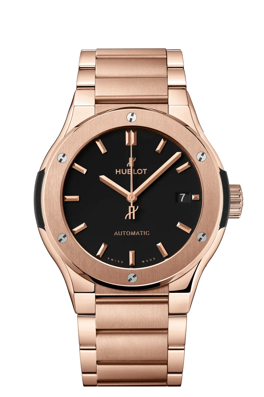 Classic Fusion Wrist Watch by king gold bracelet