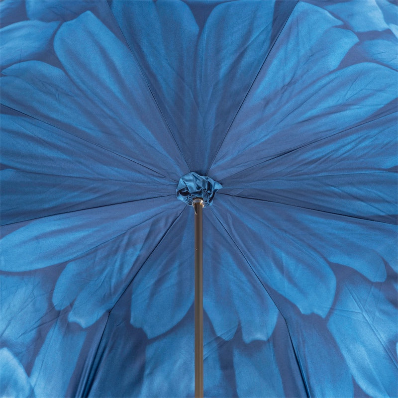 Luxe Blauwe Dahlia Paraplu Dubbele Doek - Paraplu