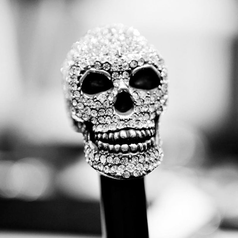Luxe Swarovski® Schedel Paraplu - Paraplu