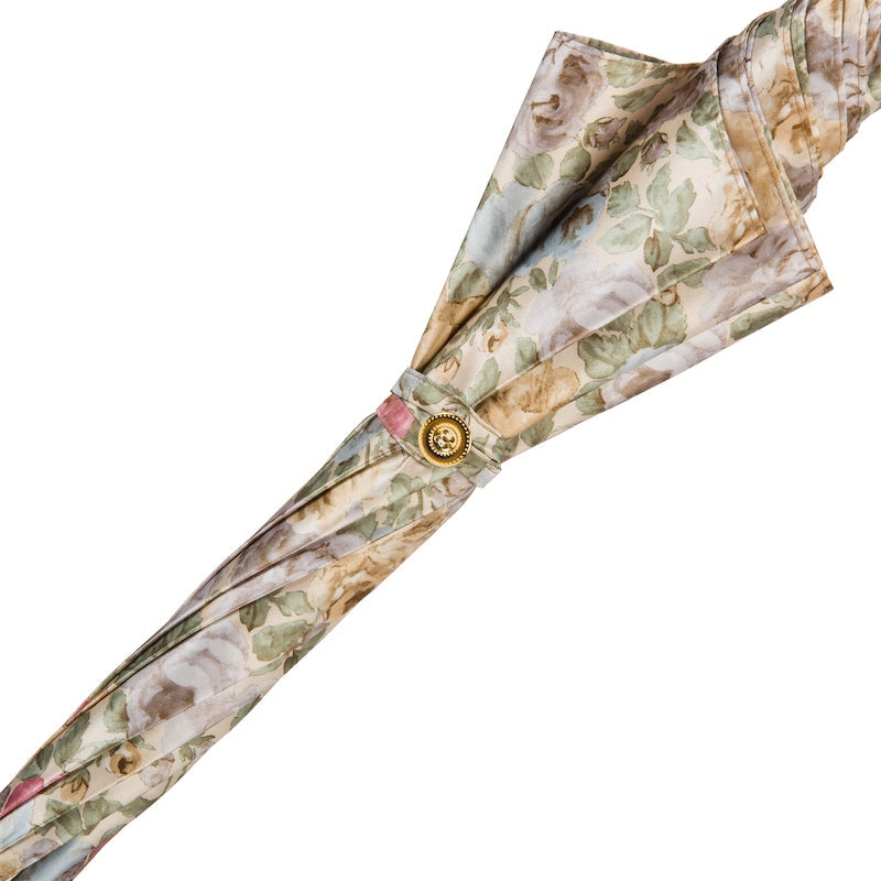Manual Opening Flowered Parasol Rainproof - Umbrella