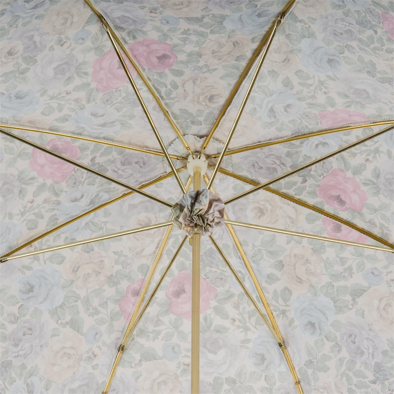 Manual Opening Flowered Parasol Rainproof - Umbrella