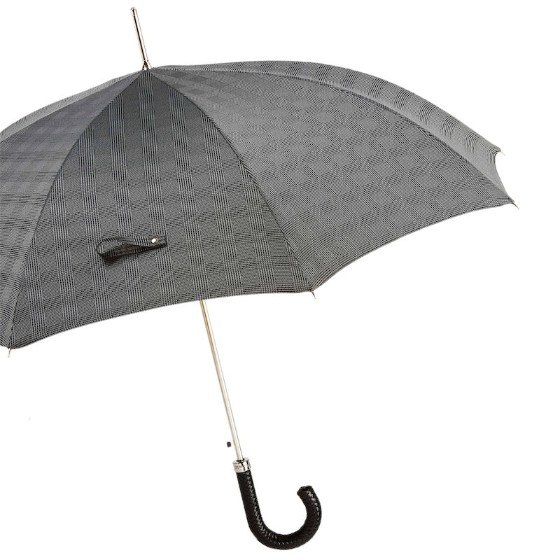 Milford Umbrella with Braided Leather Handle - Umbrella