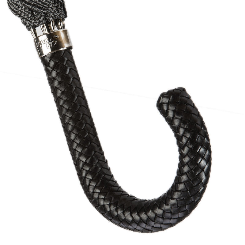 Milford Umbrella with Braided Leather Handle - Umbrella