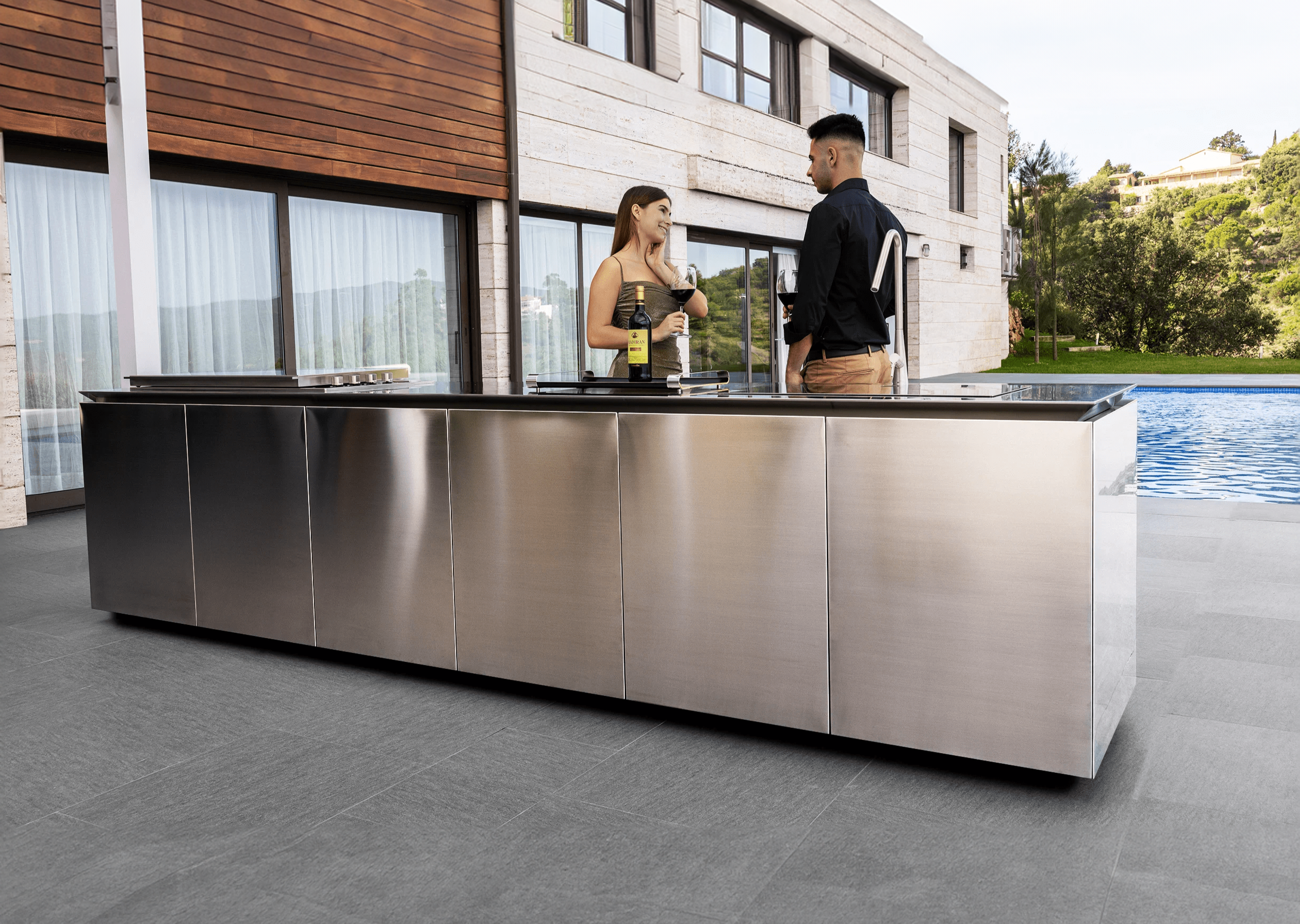 Outdoor kitchen Empire Diamond Steel