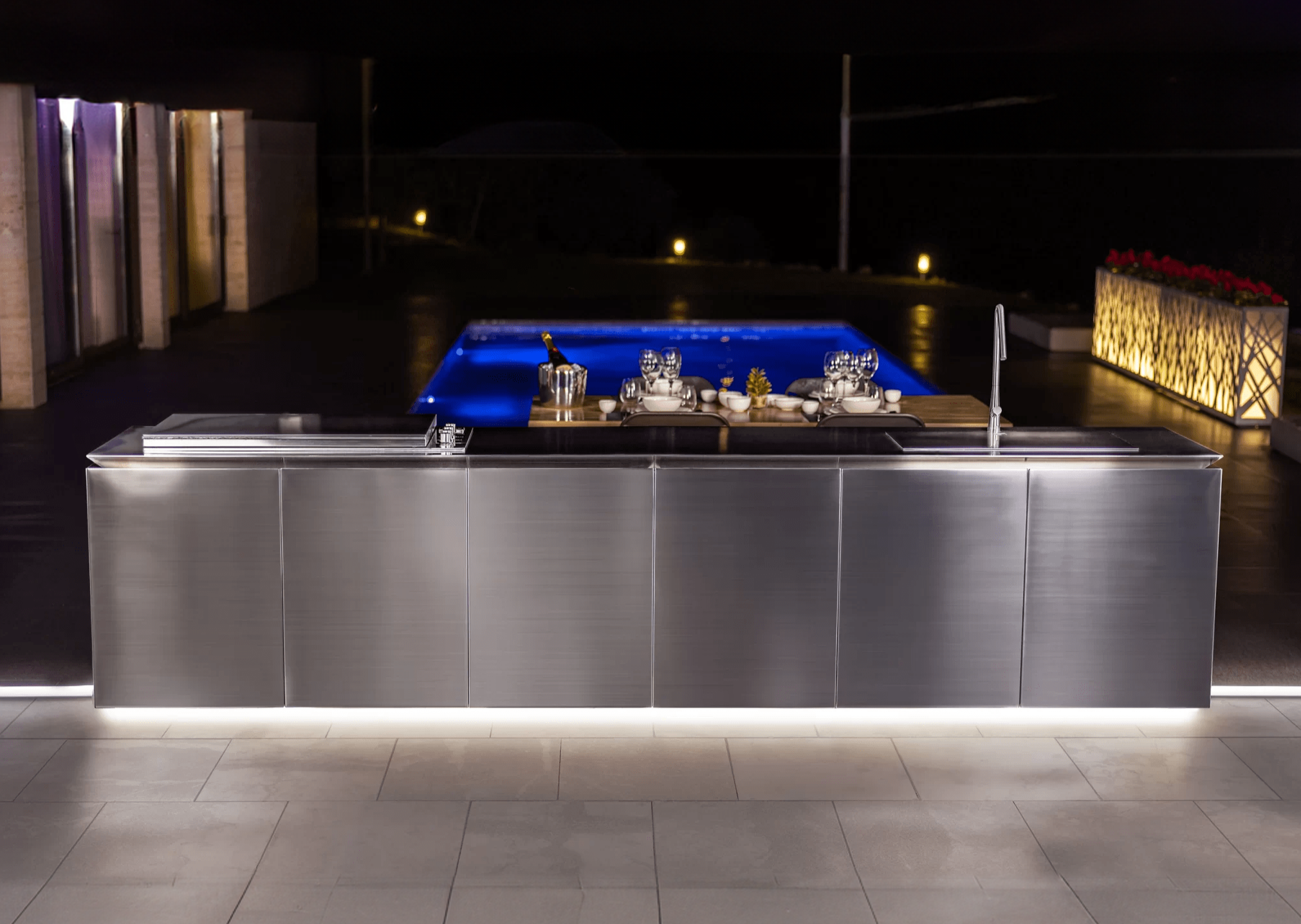 Outdoor kitchen Empire Diamond Steel