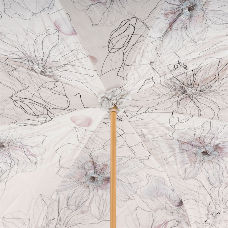 Geweldige ivoorkleurige paraplu met dubbele stof - Paraplu