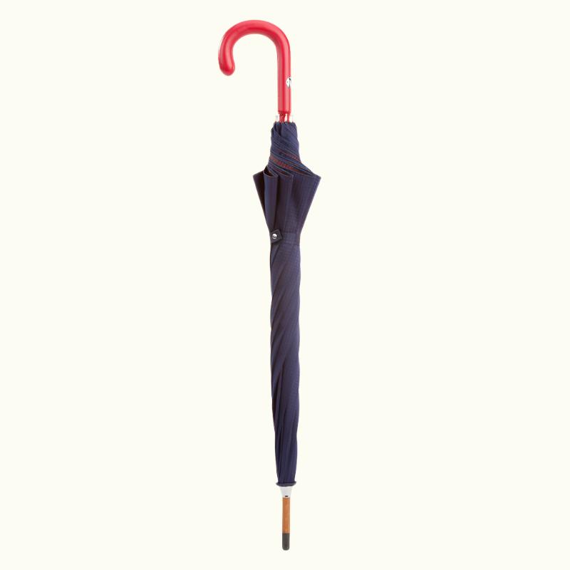 Bespoke Umbrella Red Leather Handle - Umbrella