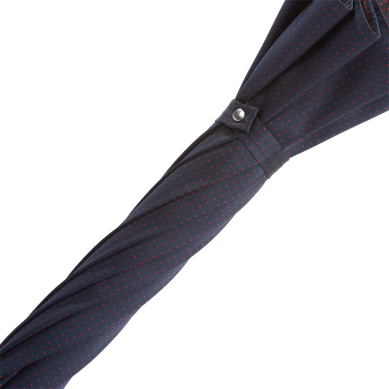 Bespoke Umbrella Red Leather Handle - Umbrella