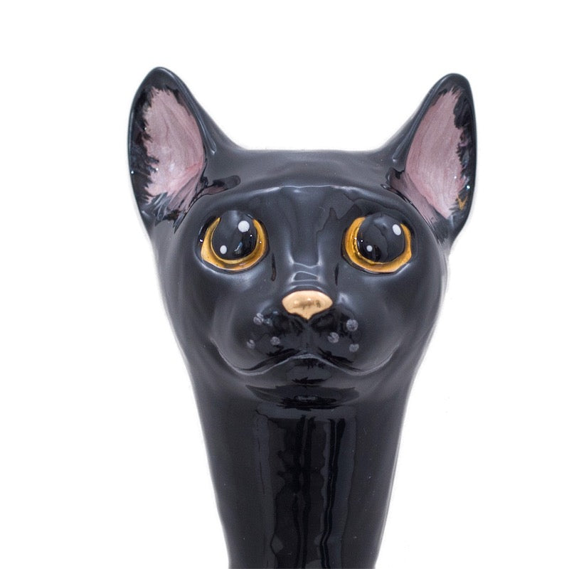 Zwarte kattenparaplu en dierenprint - Paraplu