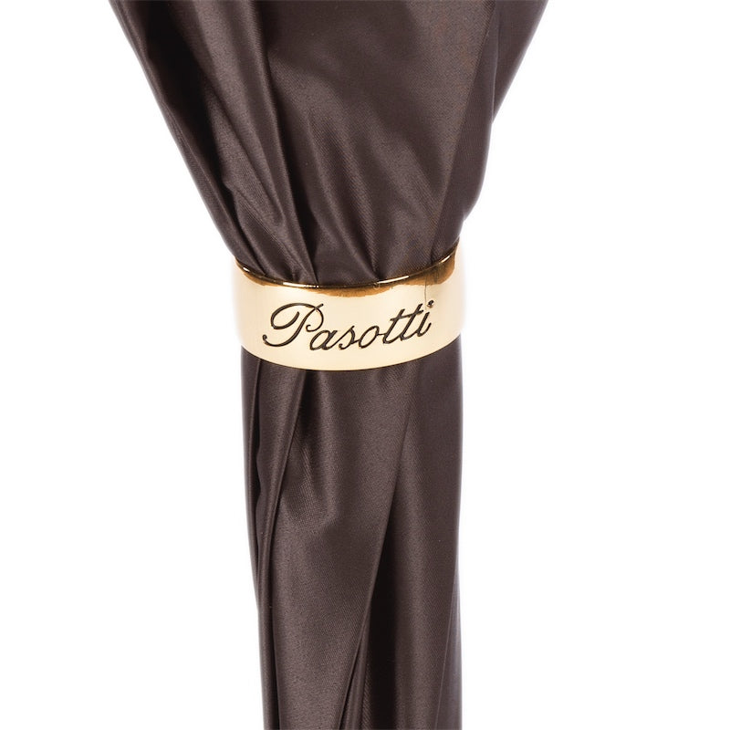 Brown Dahlia Umbrella Double Cloth - Umbrella