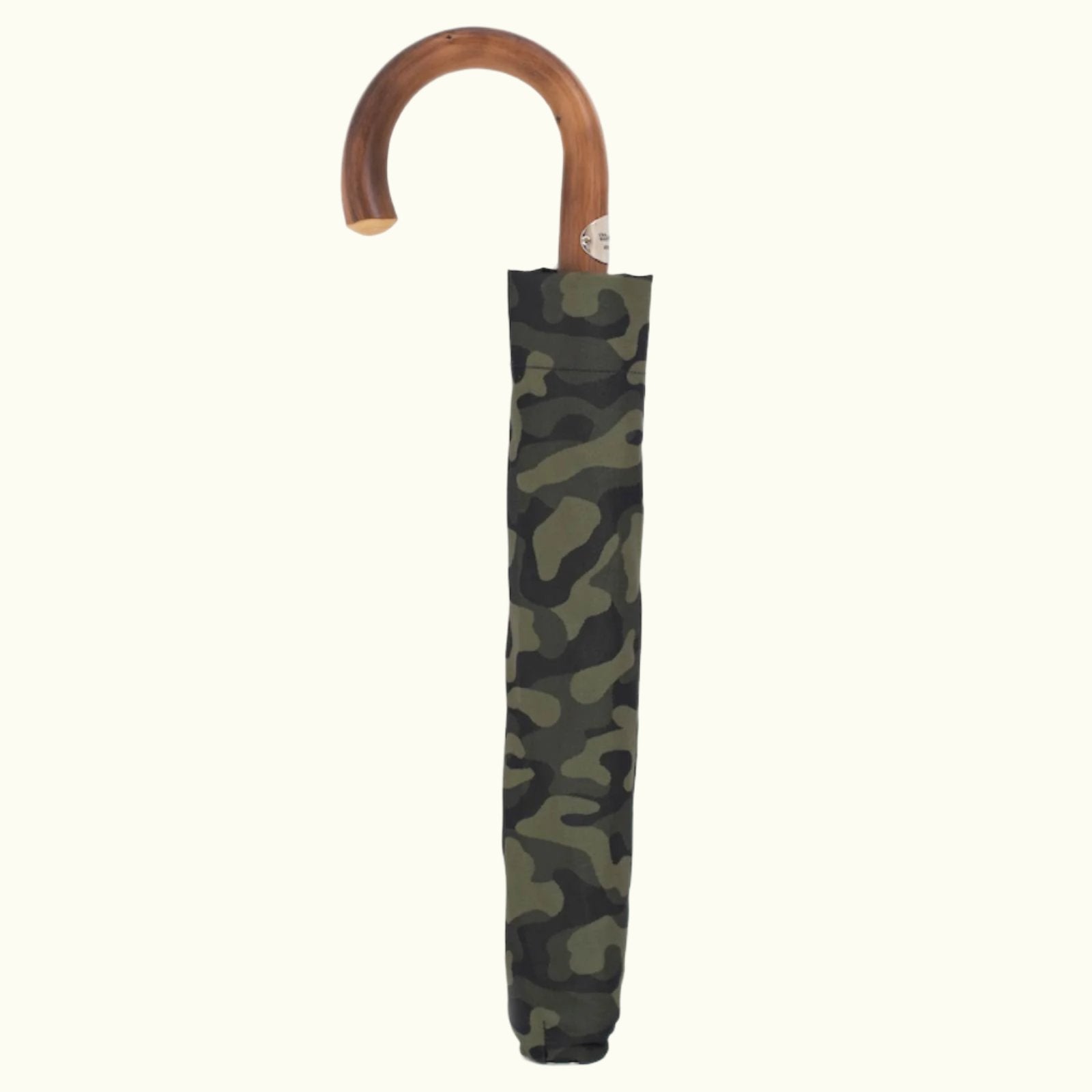 Camouflage opvouwbare paraplu met houten handvat - Paraplu