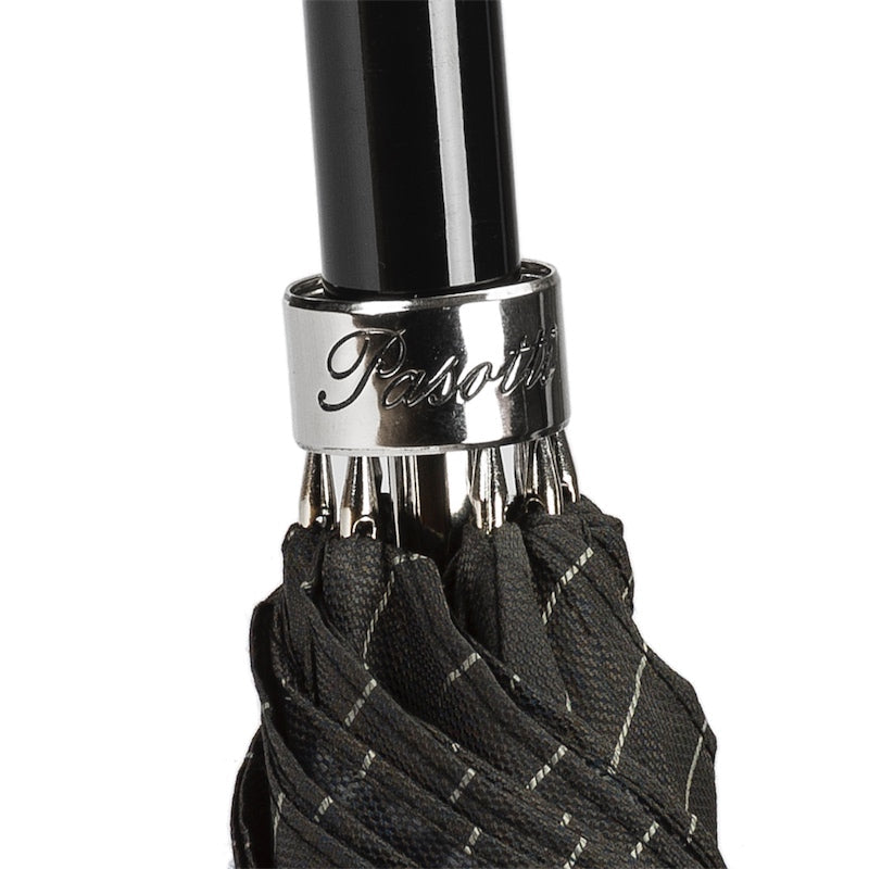 Klassieke paraplu zilveren knop handvat - Paraplu