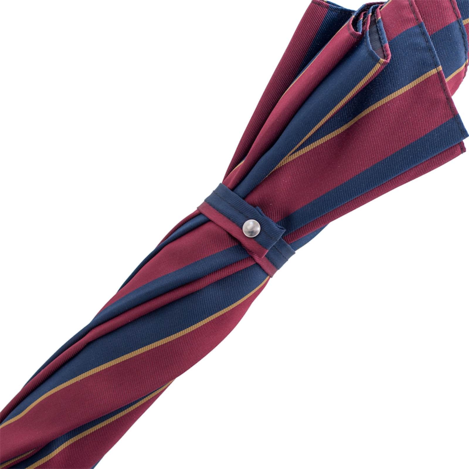 Klassieke paraplu met marineblauwe leren handgreep - Paraplu