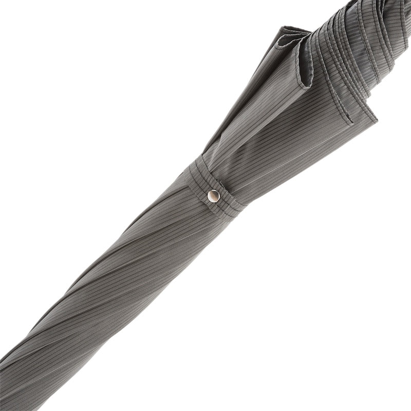 Elegant Grey Umbrella Leather Handle - Umbrella