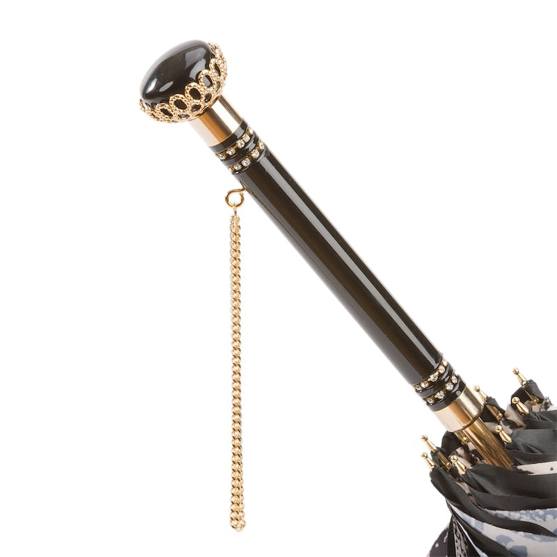 Floral Doodles Paraplu met Bladeren Dubbele Stof - Paraplu